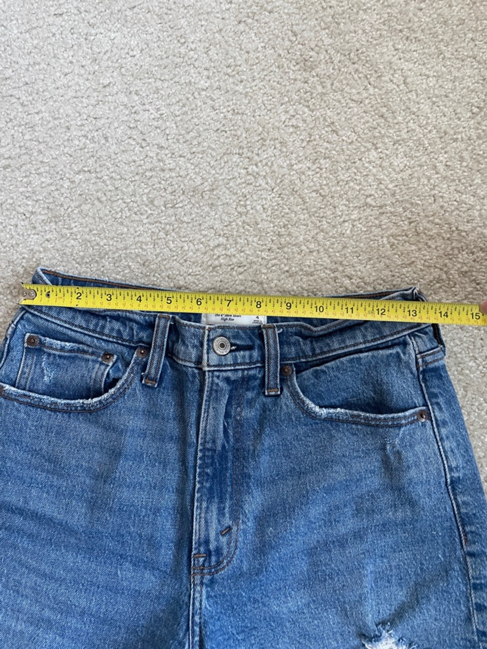 Abercrombie & Fitch Mom Short High Rise 27/4 - Picture 3 of 6
